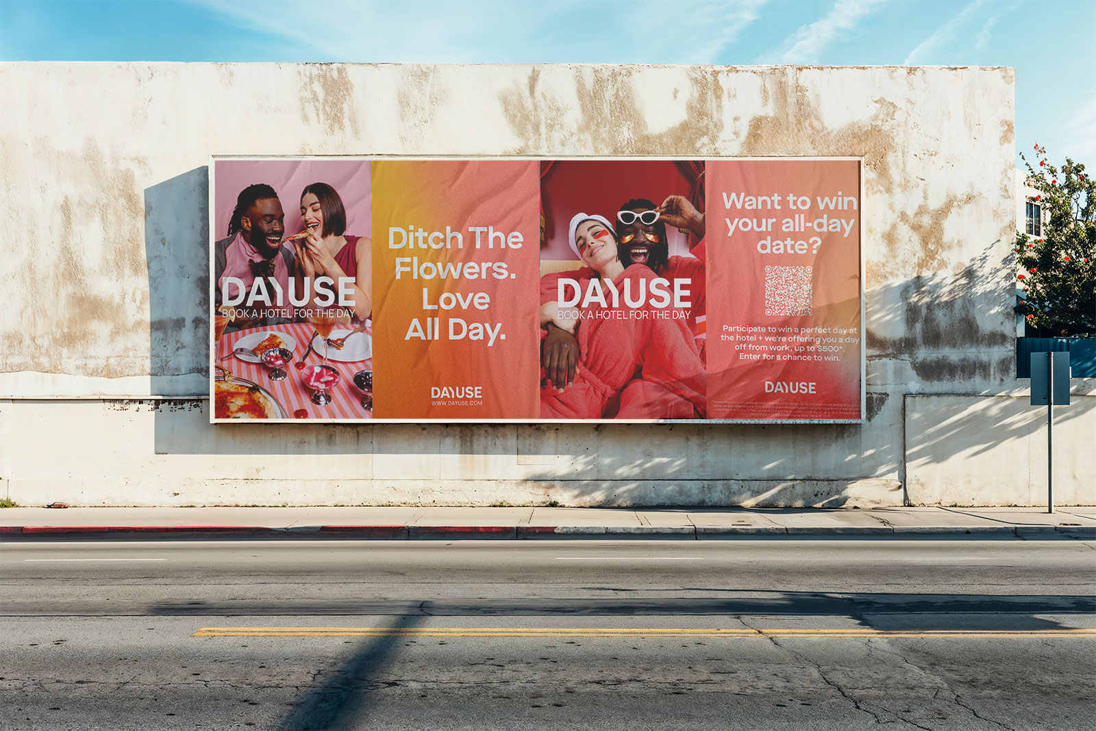 Wheatpasting Vancouver - street poster campaign for DayUse